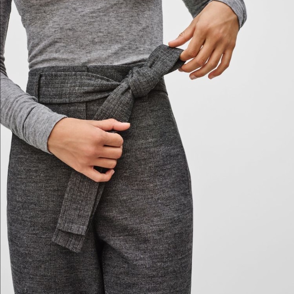 Aritzia Wilfred Jallade Pant (in Tweed Gray)